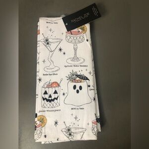 Viral Rachel Zoe Halloween Creepy Cocktails Kitchen Towel 2 Pack NWT